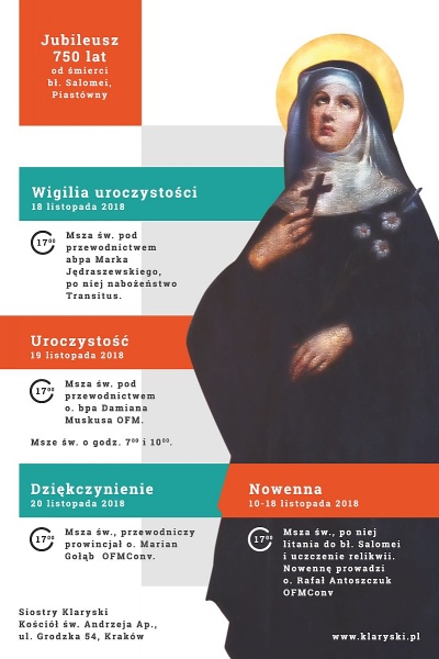 uroczystości błogosławionej salomei